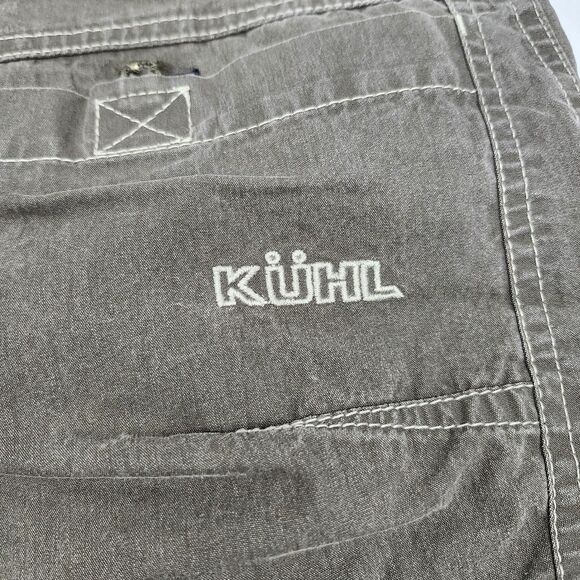 Kuhl Renegade Shorts Mens 36 Green Flat Front Vintage Patina Dye  Outdoor Hiking - Picture 8 of 13